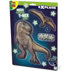 SES Creative Toy Figures SES Creative Selvlysende T-rex og Pterosaur