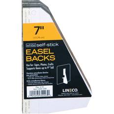 Lineco University Products Self Stick Easel Backs White 25pk 7in