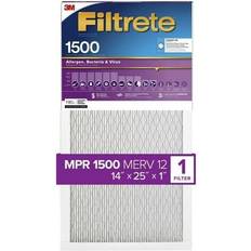 3M Filtrete 1500 Mpr 14 X 25 X 1 Bacteria And Virus Air Filter 4Pk