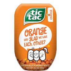 Tic Tac Mints, Orange Flavored 3.5oz