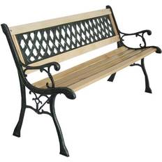 Outdoor Sofas & Benches Garden & Outdoor Furniture Birchtree 3 Seater Cross Garden Bench