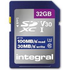 Integral High Speed SDHC/XC Class 10 UHS-I U3 V30 100/30MB/s 32GB