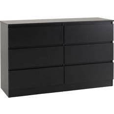 Chest of Drawers SECONIQUE Malvern 6 Chest of Drawer 121.5x77cm