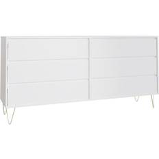Gold Chest of Drawers Monaco White Chest of Drawer 160x77cm