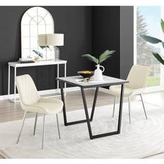Box Carson White Dining Table