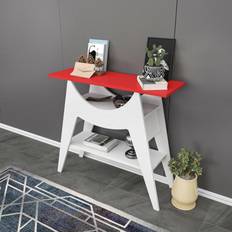 Red Console Tables White/Red DECOROTIKA Console Table