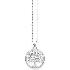 Thomas Sabo Women Necklaces Thomas Sabo Tree Of Love Necklace - Silver