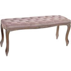 Dkd Home Decor Pink wood Seating Stool