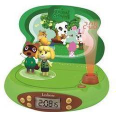 Green Alarm Clocks Lexibook Animal Crossing Radiowecker grün