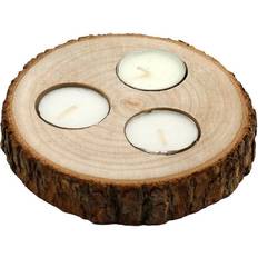 Geko Nature Charm Triple Tealight with Candle Holder