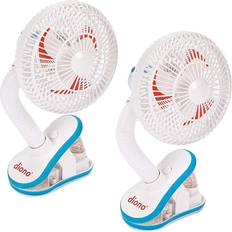 Diono Organizer Diono Stroller Fans, Pack of 2 Clip On Baby Safe Fans Neck