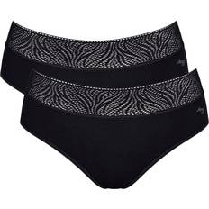 XXS Knickers Sloggi Hipster Medium Period Pants 2-pack - Black