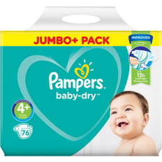 Pampers Baby Dry Nappies Size 4+