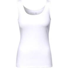 Cecil Linda Uni Color Top - White