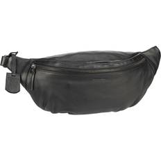 Black - Leather Bum Bags Burkely Just Jolie Zwarte Leren Heuptas 1000313.84.10