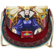 Red Crossbody Bags Loungefly Snow White and the Seven Dwarfs Evil Queen on Throne Shoulder Bag multicolour