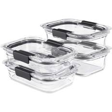 Rubbermaid 8pc Brilliance Food Container