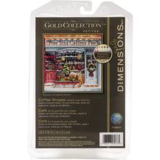 Dimensions/Gold Petite Counted Cross Stitch Kit 6"x6"-Coffee Shop 18 Count