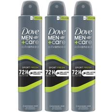 Dove Sprays Deodorants Dove Anti-Perspirant Men+Care Advanced Sport Fresh 72H Protection Deo, 200ml, 3