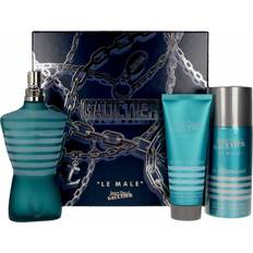 Jean Paul Gaultier Gift Boxes Jean Paul Gaultier Le Male Trio Gift Set EdT 125ml + Shower Gel 75ml + Deo Spray 150ml