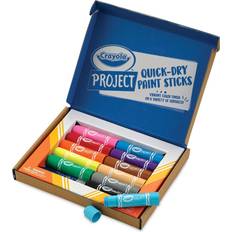 Crayola Finger Paints Crayola Quick Dry Paint Sticks, 12 Count