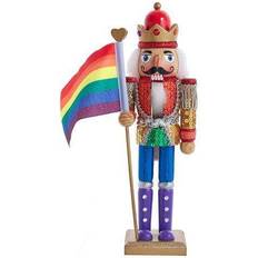 Kurt Adler Gay Pride Flag Christmas Nutcracker