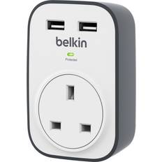 White Electrical Outlets Belkin BSV103AF 1-way