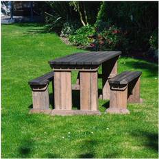 Rutland County Garden Furniture Tinwell Rounded Picnic