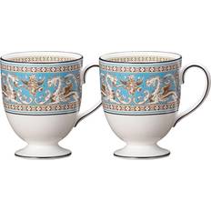 Turquoise Cups Wedgwood Florentine Turquoise Mug, Set Cup