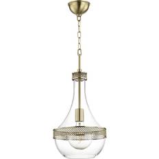 Hudson Valley Hagen Aged Brass Pendant Lamp 27.3cm