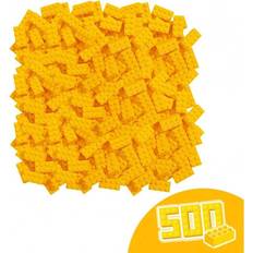Simba Blocks Simba 104118917 Blox, 500 gelbe 8er Bausteine