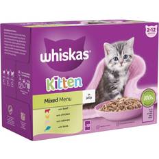 Whiskas 85g kitten mixed menu wet
