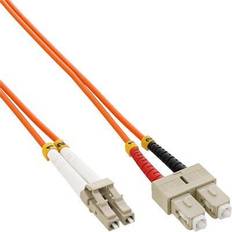InLine 88642 LWL Duplex Kabel, LC/SC 10m