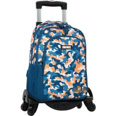 Outer Compartments Children's Luggage Fortnite Trolley Backpack 42cm