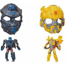 Transformers Play Set Hasbro F4650 Transformers Rise of the Beasts Movie Optimus Primal 2-in-1 Converting Mask