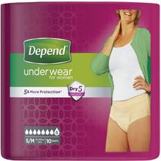 Depend Underwear Female Small/Medium 10 Pants