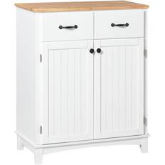 White Storage Cabinets Homcom Simple Kitchen Cupboard Storage Cabinet