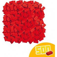 Simba Blocks Simba 104118922 "Blox 8-Stud Red Building Blocks Set 500-Piece