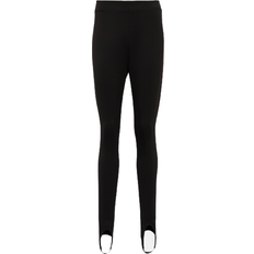 Balmain Underwear Balmain Stirrup Cotton-Blend Leggings - Black