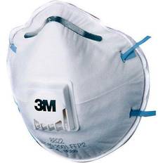 Adjustable - Forestry Helmets Headgear 3M Disposable Respirator FFP2 Valved 8822 10-pack
