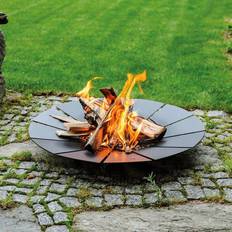 Yellow Fire Pits & Fire Baskets Gardenfire Tragbare, holzbefeuerte Feuerstelle Sunny