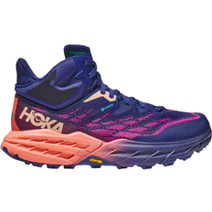 Hoka Textile - Women Running Shoes Hoka Speedgoat 5 Mid GTX W - Bellwether Blue/Camellia