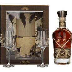 Plantation XO 20th Anniversary with Two Glasses Gift Set 40% 1x70cl