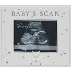 White Photo Frames Bambino Resin baby scan 4 3", babyshower, parents to be gift Photo Frame