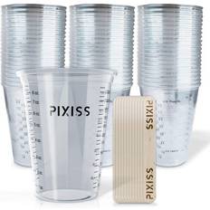 Solo Disposable epoxy resin mixing cups clear plastic 10-ounce assorted sizes
