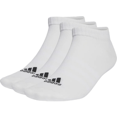 Adidas Nylon Clothing adidas Thin and Light Sportswear Low-Cut Socks 3-pack - White/Black