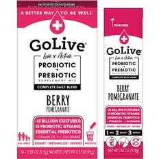 GoLive Probiotic and Prebiotic Drink Mix Berry Pomegranate 15