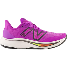Purple - Women Running Shoes New Balance FuelCell Rebel v3 W - Cosmic Rose/Blacktop/Neon Dragonfly