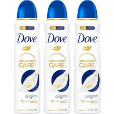 Dove Deodorants - Liquid - Women Dove Anti-Perspirant Advanced Care Original 72H Deodorant for Women, 150ml, 3