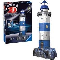 Ravensburger 3D-Jigsaw Puzzles on sale Ravensburger Lighthouse At Night 216 Pieces